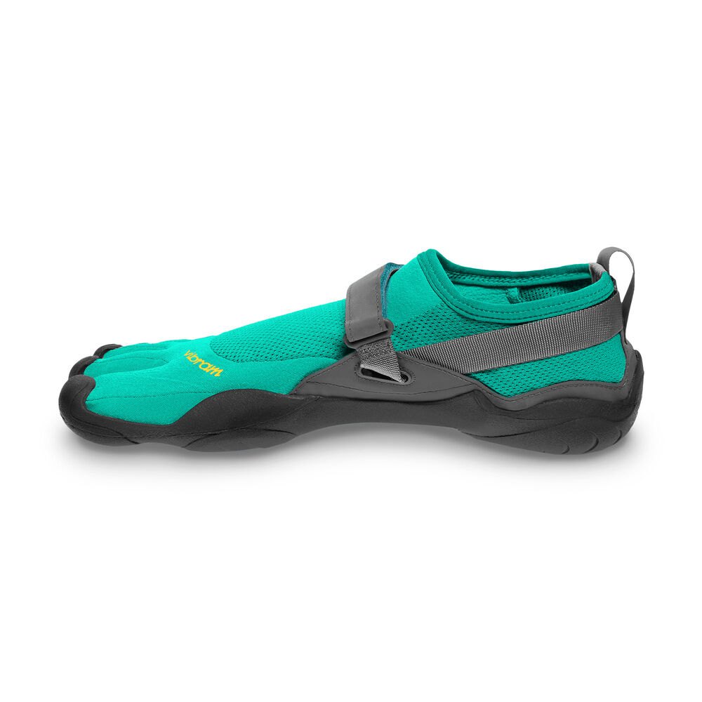 Vibram FiveFingers Dame Træningssko Blå/Grøn - Kso - 9403YBQFR